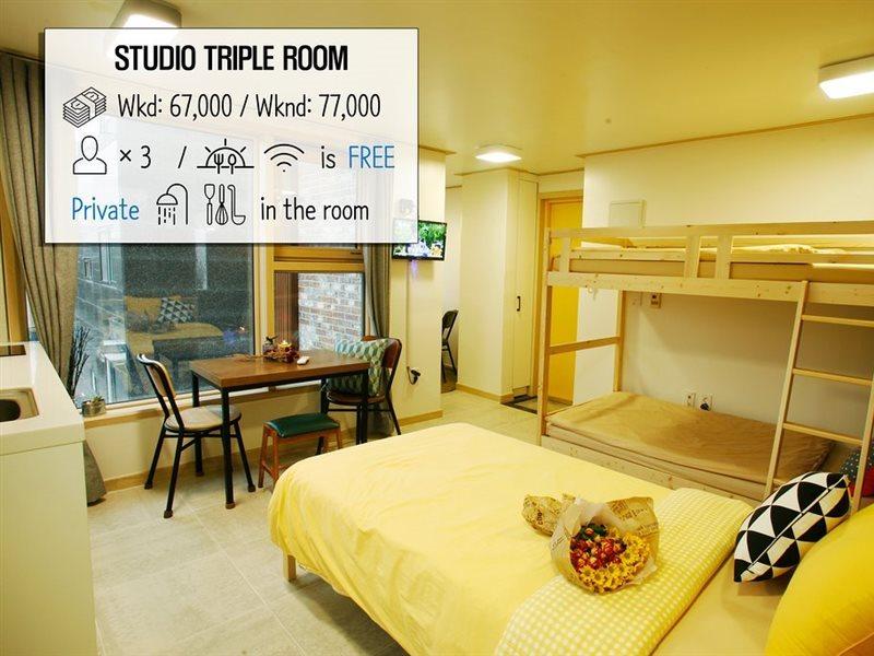 Lee & No Guesthouse Hongdae Сеул Экстерьер фото