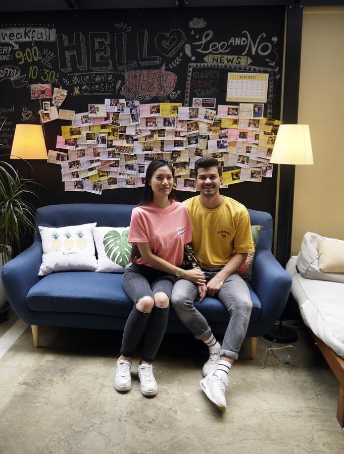 Lee & No Guesthouse Hongdae Сеул Экстерьер фото